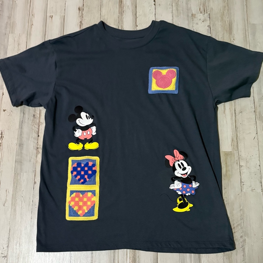 Disney Mickey & Minnie Graphic Tee - Black